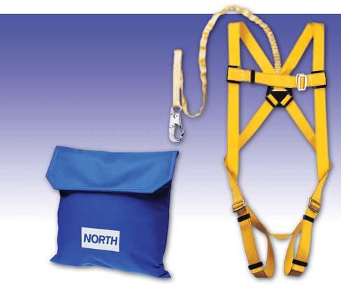 KITS AERIAL KITS Contains: FPD698/1DP or FPD698/1DPXL Polyester Full Body Harness With Permanently Attached Polyester Decelerator Energy Absorbing Lanyard w/double Locking Snap Hook (4 or 6ft)