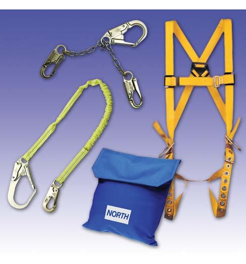REBAR KITS BY Contains: FPD698/3DGP or FPD698/3DGPXL Polyester Full Body Harness Polyester Decelerator Energy Absorbing Lanyard w/double Locking Snap Hook and 2-1/2 Stamped Scaffolding hook (4 or