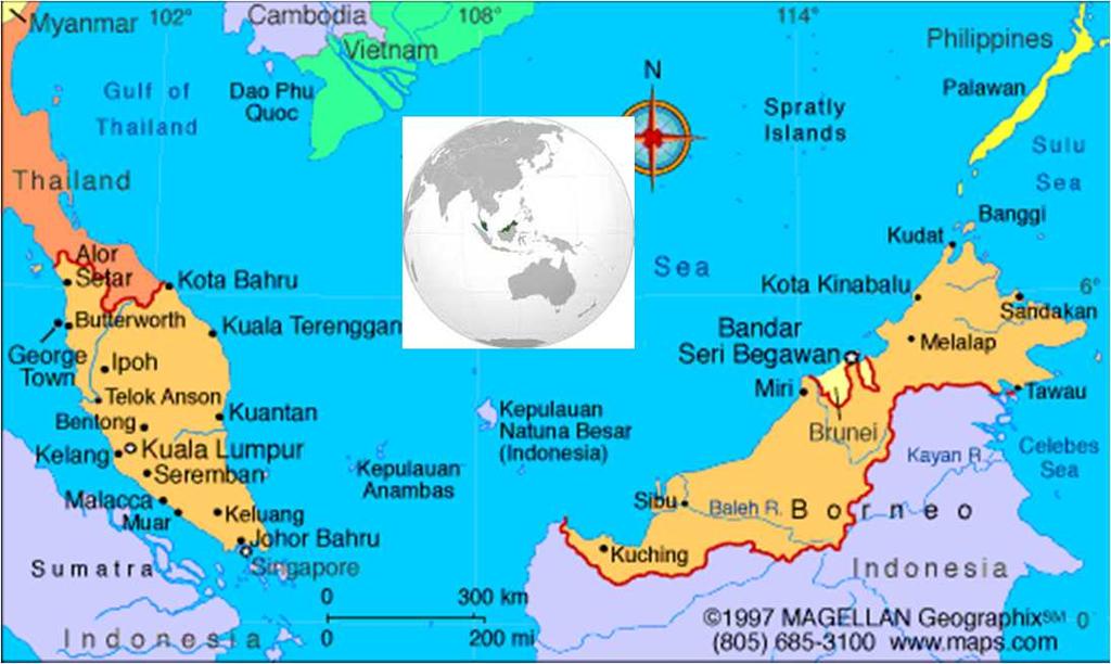 North Borneo & Sarawak - British Protectorate 1888 Incorporation of BNB Company 1881 Anglo-Siamese