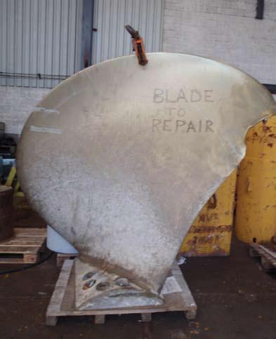 Damaged blades can do a lot of harm to the propulsion installation. And to your wallet. Efficiency loss means higher fuel costs.