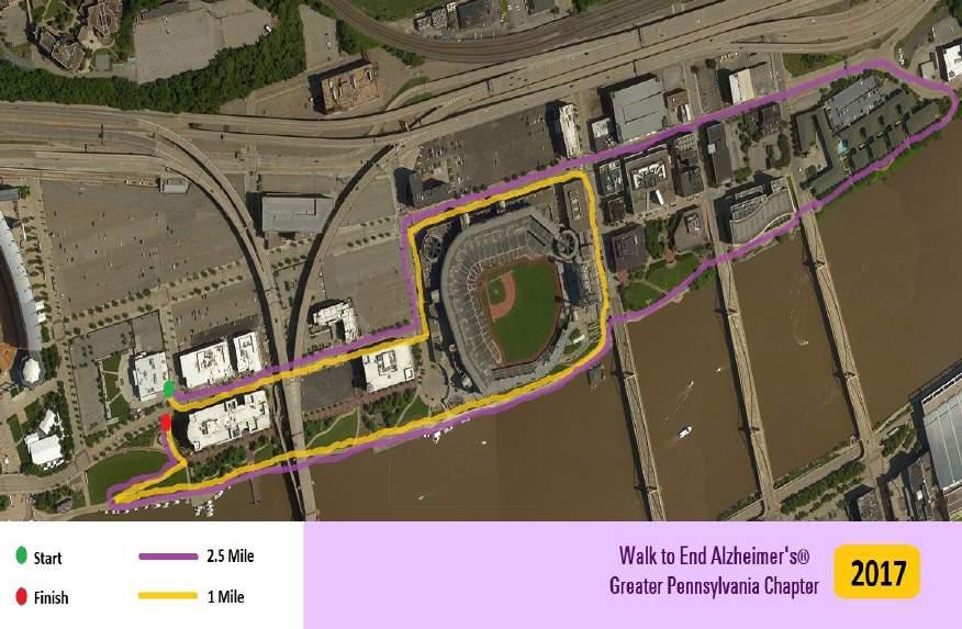 5 Mile Route: Start on Art Rooney Avenue Left onto North Shore Drive Left on Mazeroski Way Right onto General Robinson Street Continue on River Avenue Turn right onto