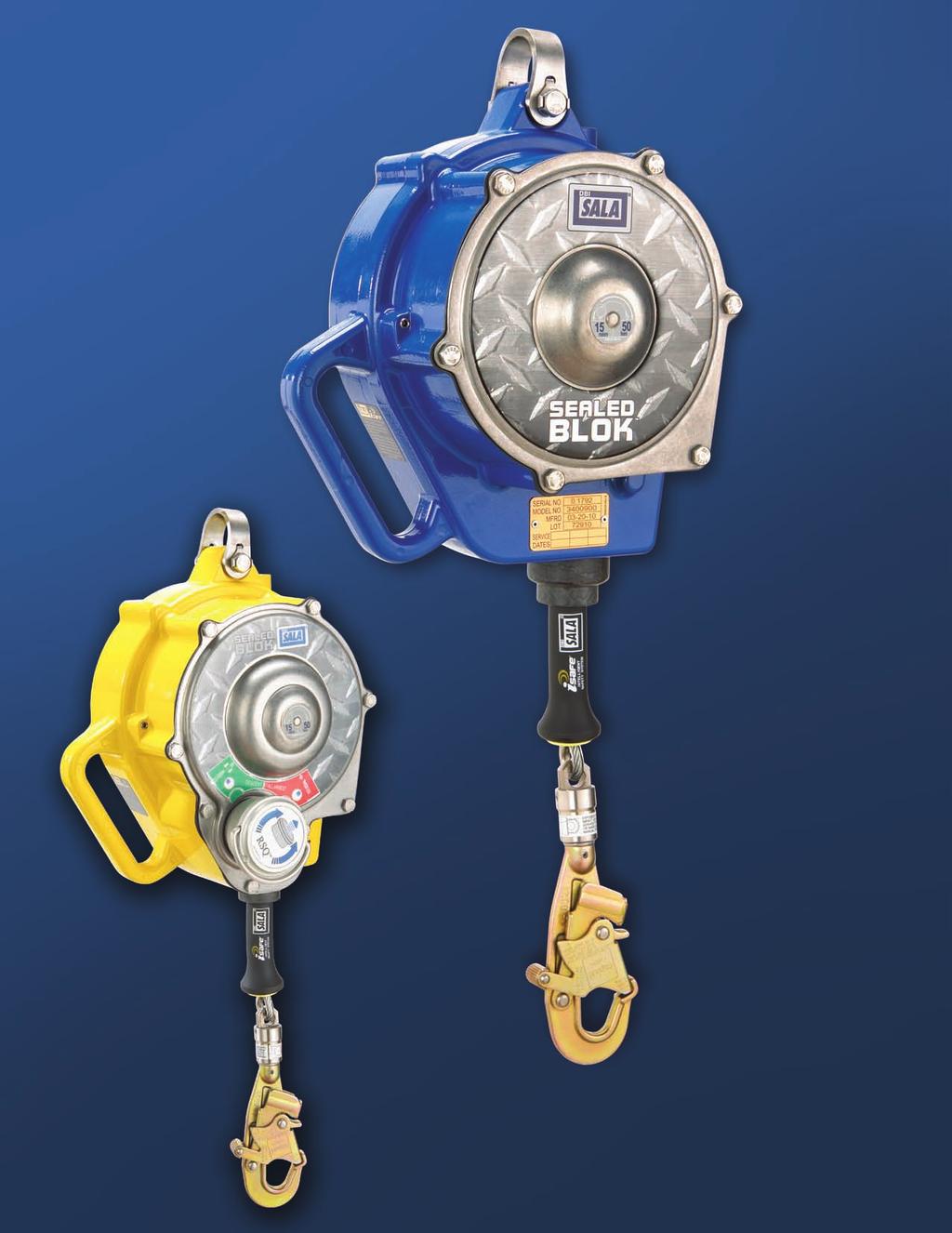 1 SEALED DESIGN Ensures efficient, safe operation under all working conditions the only SRL to meet IP68 sealed rating ANTI-RATCHETING DESIGN Stays locked on rigid and non-rigid (horizontal lifeline)