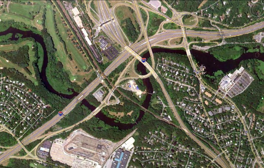 30 See Figure 8B 30 Convert rightmost lane into EXIT ONLY lane Traffic from the turnpike/route 30/ collector-distributor road would use the extra lane; traffic from Route 30 would use the