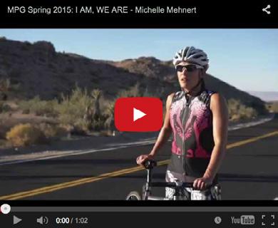 MICHELLE MEHNERT CLICK TO WATCH TEAM USA TRIATHLETE Originally a swimmer, Michelle was first introduced to triathlon at the age of 12, and managed to take home 3rd in her age group on practically no