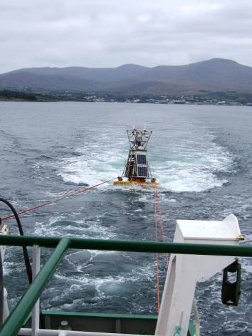 Buoy towed to station Work