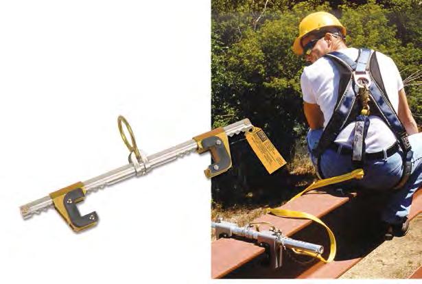 ANCHORAGE CONNECTORS STEEL ANCHORAGE CONNECTORS Extremely versatile anchors for steel are lightweight and compact, providing an easy to install and safe 5,000 lb.