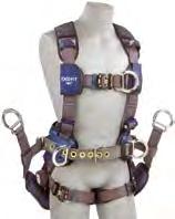 EXOFIT NEX CONSTRUCTION STYLE HARNESSES Made for general construction work, these harnesses have excellent tool-carrying