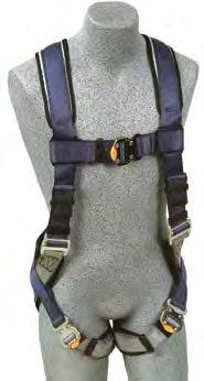 VEST-style HARNESS Vest-style harnesses are the most universal, with multiple configurations and connection point options. They re used across a wide variety of industries.