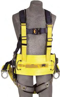 These models include connections for an optional derrick belt, which provides comfort while positioning for the next drilling pipe.