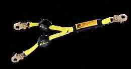 SHOCK ABSORBING LANYARDS LANYARDS FOR ARC FLASH AND HOT WORK USE.