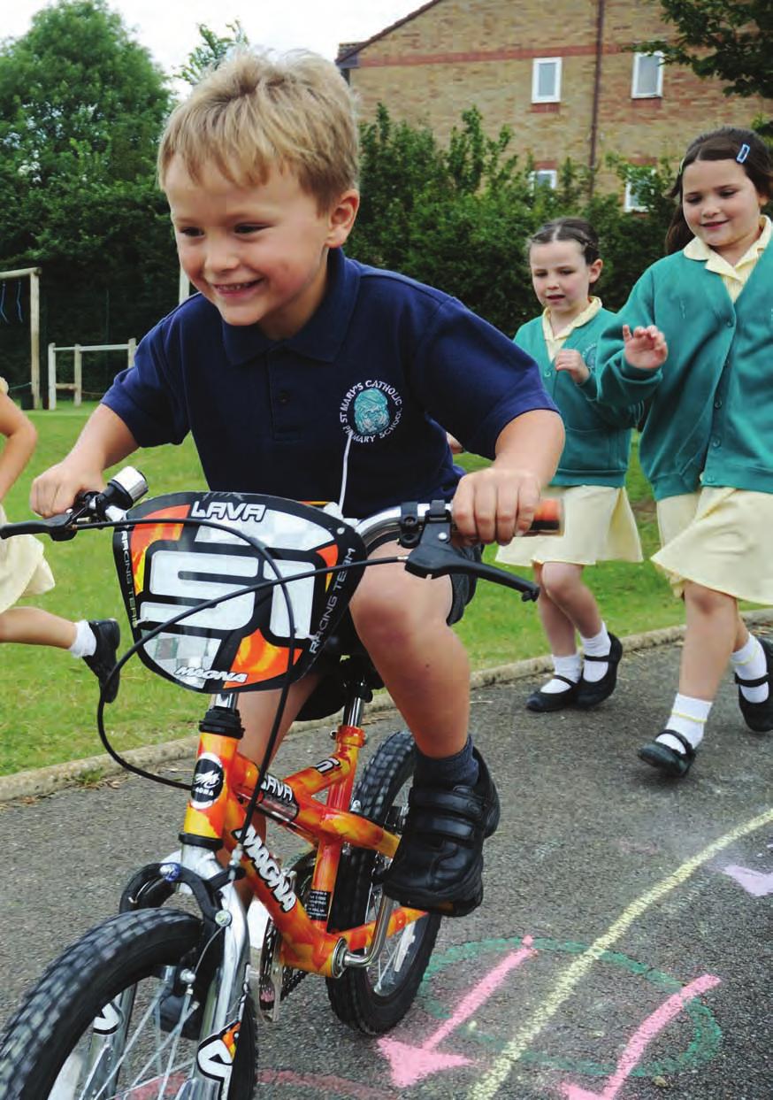 Sustrans cycling the school run Before working with Sustrans, 70% of children never cycled to school.