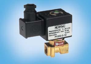 DC, direct control, without amplifier, with coupling socket, made of brass 17 78 8 L 1.2 0.05 0 70 8.0 G 1 8 PV202-1-12 85,00 1.6 0.07 0 0 6.