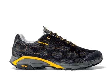 In addition, the shoe s dual-density EVA midsole is harder on the inside heel providing better support and balance while on the trail. www.lowaboots.