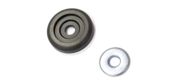 Titanium 18,90 WASHER-ABS New ABS black CNC milled washer +