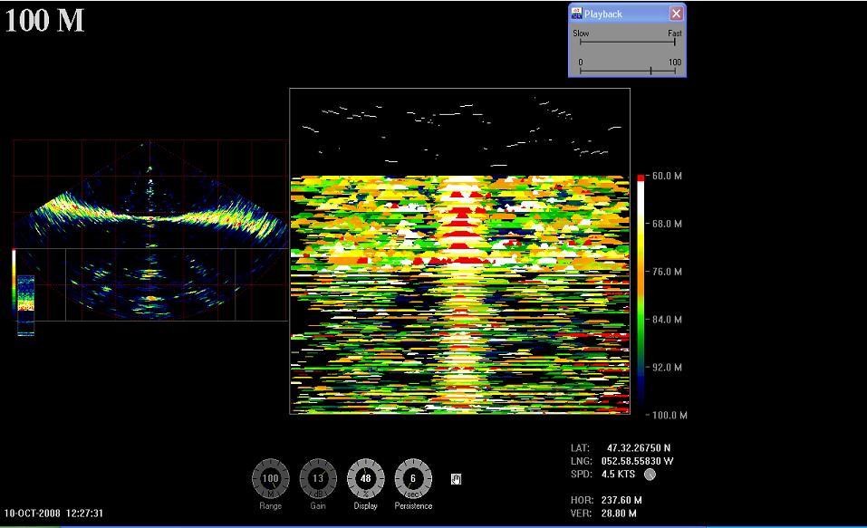 5. Type of data collected 5.1 Multi-Beam Sonar Multi-beam sonar named DELTA- T provides detection over a 120 x 3 field of view for bottom profiling applications.