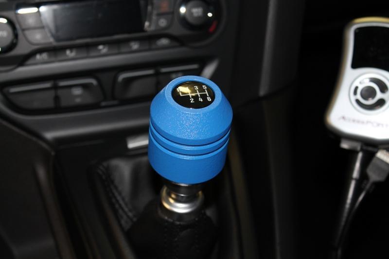 8. Now carefully thread the shift knob on to the adaptor until it stops.