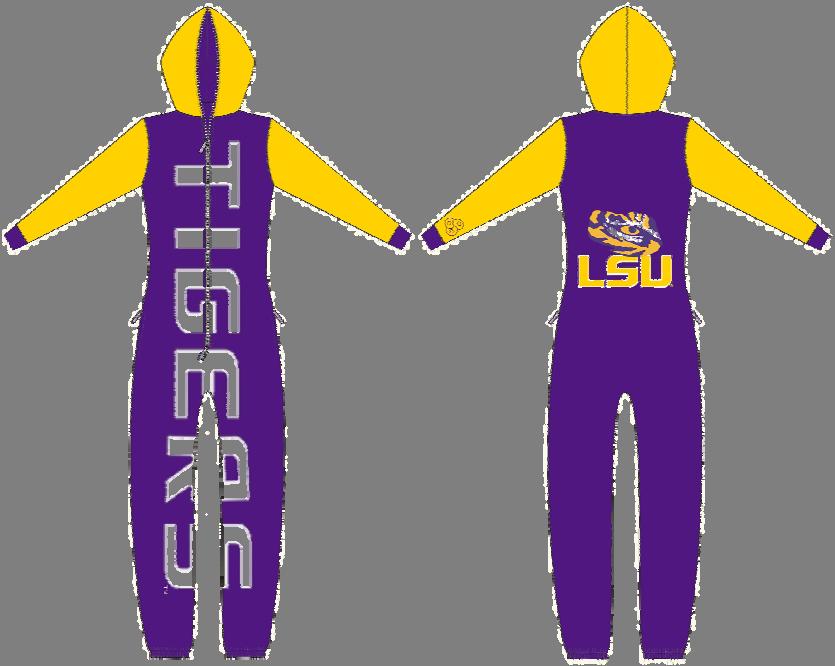 Zooop It Up The unisex ZOOOP it UP adult onesies are officially licensed by LSU and look amazing on both men and