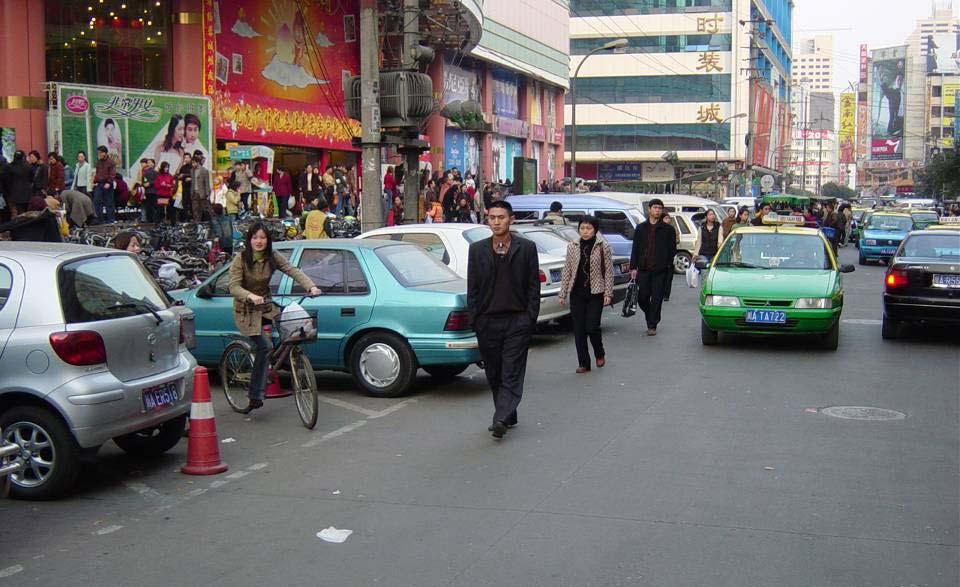 Failures in Urban and Transport Planning Cars parked on sidewalks, or parking bays where there