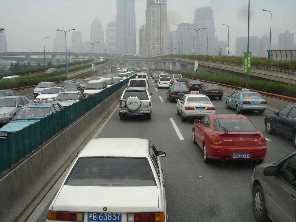 Failures in Urban and Transport Planning Some effects Worsening air pollution & noise Congestion in the urban area of Shanghai Poor and deteriorating road safety Increased congestion
