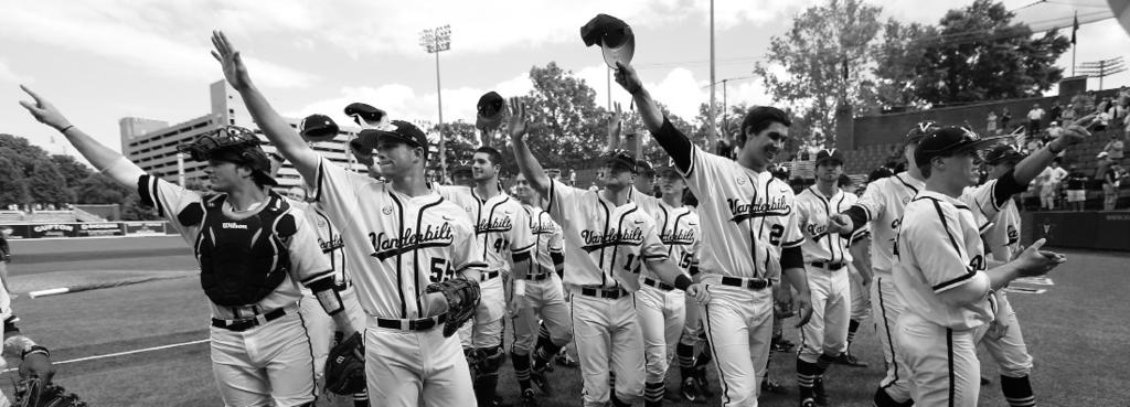 The Commodores won all 10 series during the regular season, including seven series sweeps.