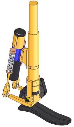 Lead screw Robotic Tendon Spring RE 40 Motor Lever arm FS
