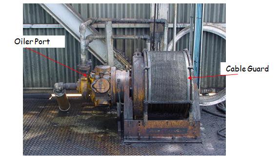Coke Drum Winch, Guides and Cable Safety Coke Cutting Winch