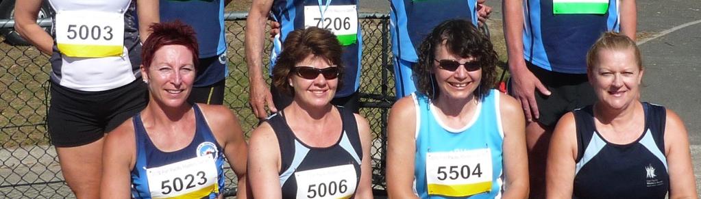 Susan Bourke of the ACT joined Robyn Suttor, Jenny Schell, Ellena Cubban and Julie Omanski in the women s relays.