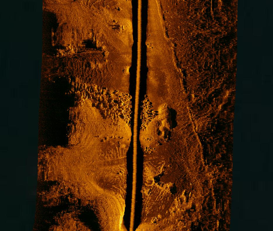 Figure 8 shows the contour of the shoreline and a possible walkway.