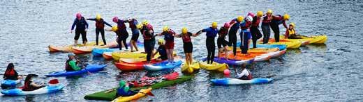It is the perfect place to be introduced to a range of outdoor sports. Kayaking has been our No.
