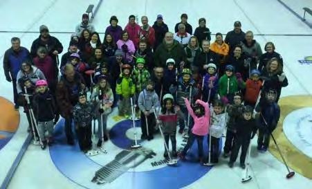 Through an RBC Learn to Play grant, 4 communities also received a Curling 101 day where students who had