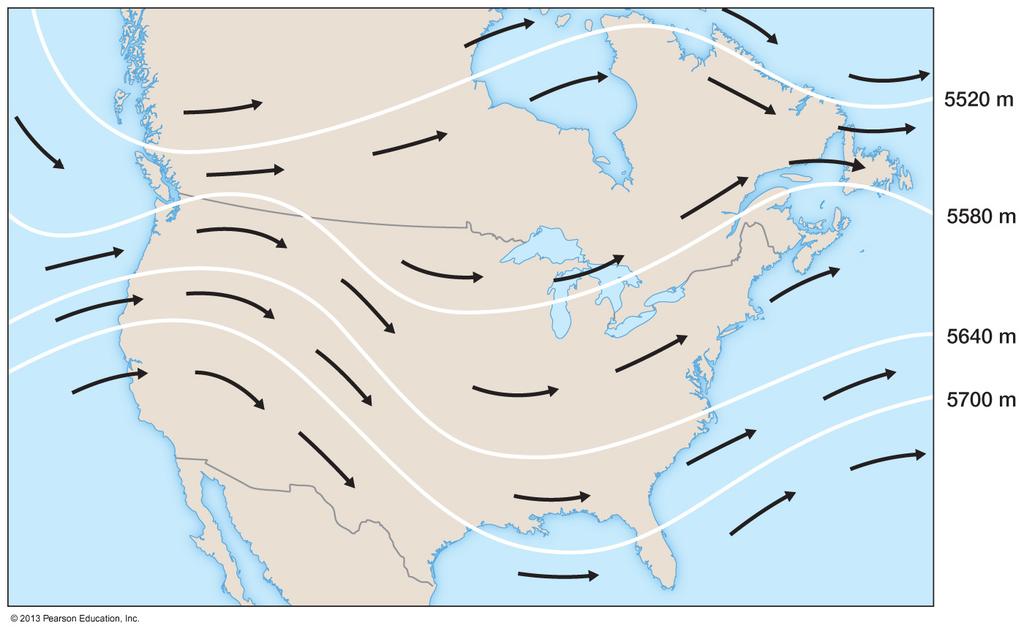 Clicker question The wind shown below is an example of A. geostrophic wind B.