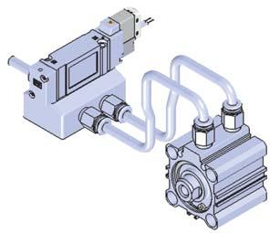 Compact Cylinder with Solenoid Valve