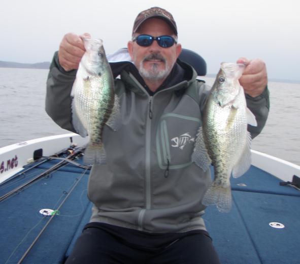 Don t Wait Book Your Spring Crappie trip NOW! Crappie Fishing has been slow on numbers but good on size. This week it s been White Crappie with the best weighing in at 2.5 lbs.