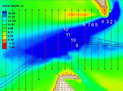 Material was added to the distal lobe of Damon Point to simulate the anticipated bar growth.