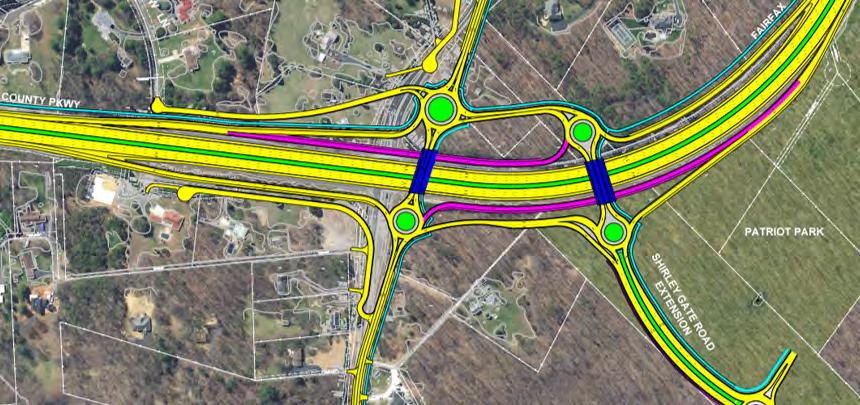 Phase 1: Popes Head Road and Shirley Gate Road Interchange Phase 2: Fairfax County Parkway Widening Tonight s meeting is being held to obtain feedback from the community about preliminary design