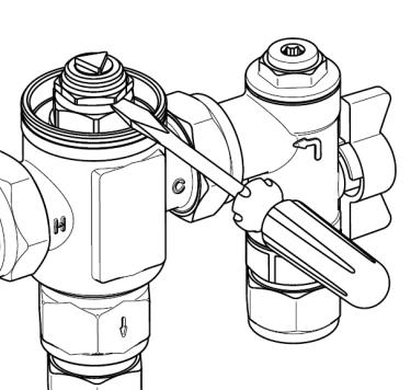 leakage. 8.2 Maintenance and Installation instructions for Thermostatic Mixing Cartridge (TMV001) 1. Ensure a safe, clean dry work area is available. 2.