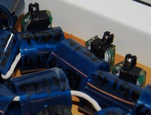 Figure 5 Mk7 (BAS) loggers attached to Darvics ready to be deployed
