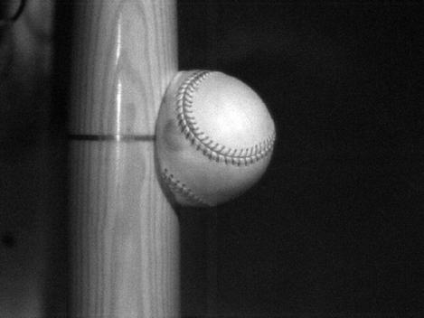 That drag depends on the shape of the ball itself. The 108 red stitches roughen a baseball s surface. This roughness may change how much a ball will be slowed by drag. Most pitched balls also spin.