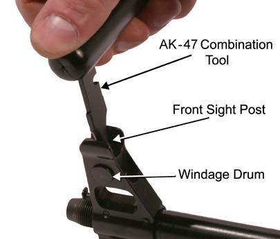 TM 8370-50007-OR/1 0004 00 3. Front Sight. Refer to Figure 3. a. Front Sight Post. The front sight post is screwed up or down when zeroing the rear sight.