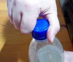 Removing lids of jars and tubs Encourage opening and closing tight jars or bottle tops.