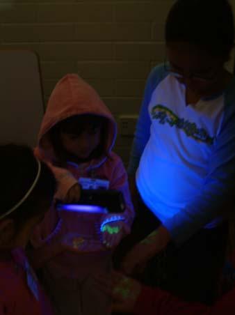 Activity 5: Glow Rocks Students enjoy looking at rock collections and observing which ones are crystals. What happens when the rocks are put inside a dark box with a black UV light?