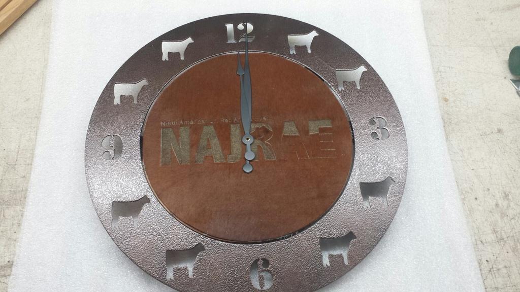 Lot # 15 NAJRAE Clock Donated