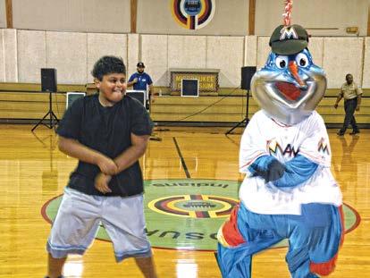 DJ-hosted Pep Rallies Marlins Giveaways Billy The