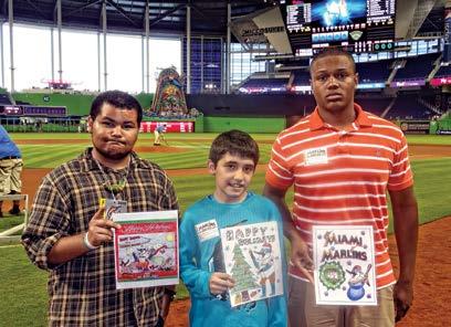MARLINS THINK TANK ART CONTEST The Miami Marlins recognize that an important part of developing a strong mind is stimulating creativity and imagination.