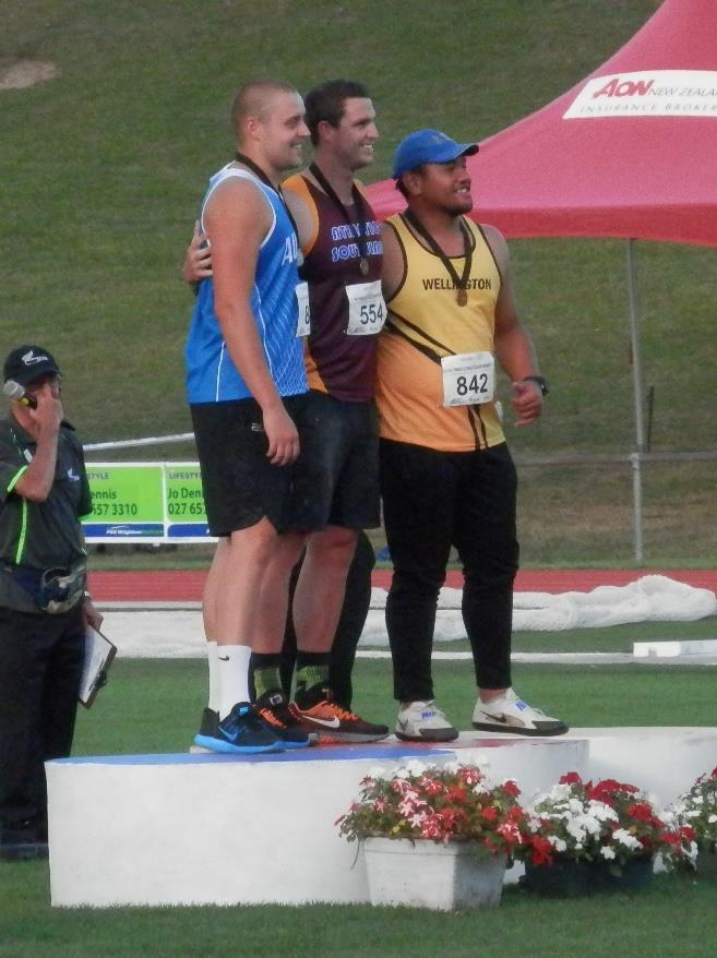 Marshall all discus gold, Anton Schroder javelin gold U20 while Dyani Shepherd-Oates was just 14 cm ahead for fourth and finished fourth in the U20 discus.