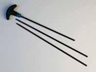 1-PC STAINLESS RODS BLACKENED STEEL RODS TYPE/ These rods feature a double ball-bearing handle to ensure accurate and easy cleaning.