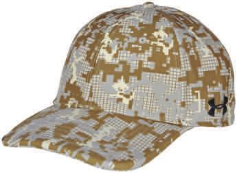 12 8 5 14 1 U N I S E X U A FLAT BILL CAP - DIGI CAMO 97% polyester, 3% spandex fl at brim, structured fi t maintains shape with a slightly higher crown, for a modern look built-in