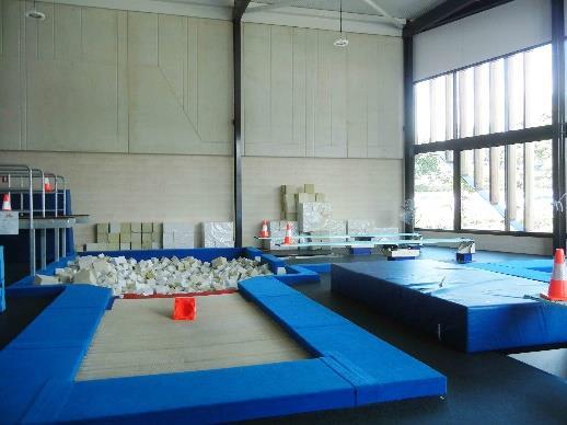 fully compliant with FINA requirements: 2 x 1 metre springboards 3 x 3 metre springboards