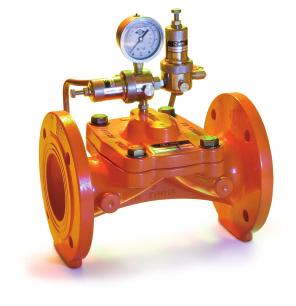 ressure Reducing/Sustaining alve Use the pressure reducing/sustaining valve to define two pressure zones along a supply line. Typically, this occurs along a downhill flow.
