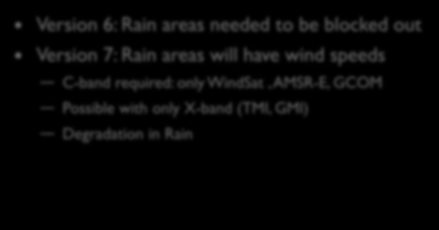 out Version 7: Rain areas will have
